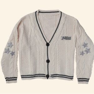 Taylor Swift Folklore Patch Cardigan
